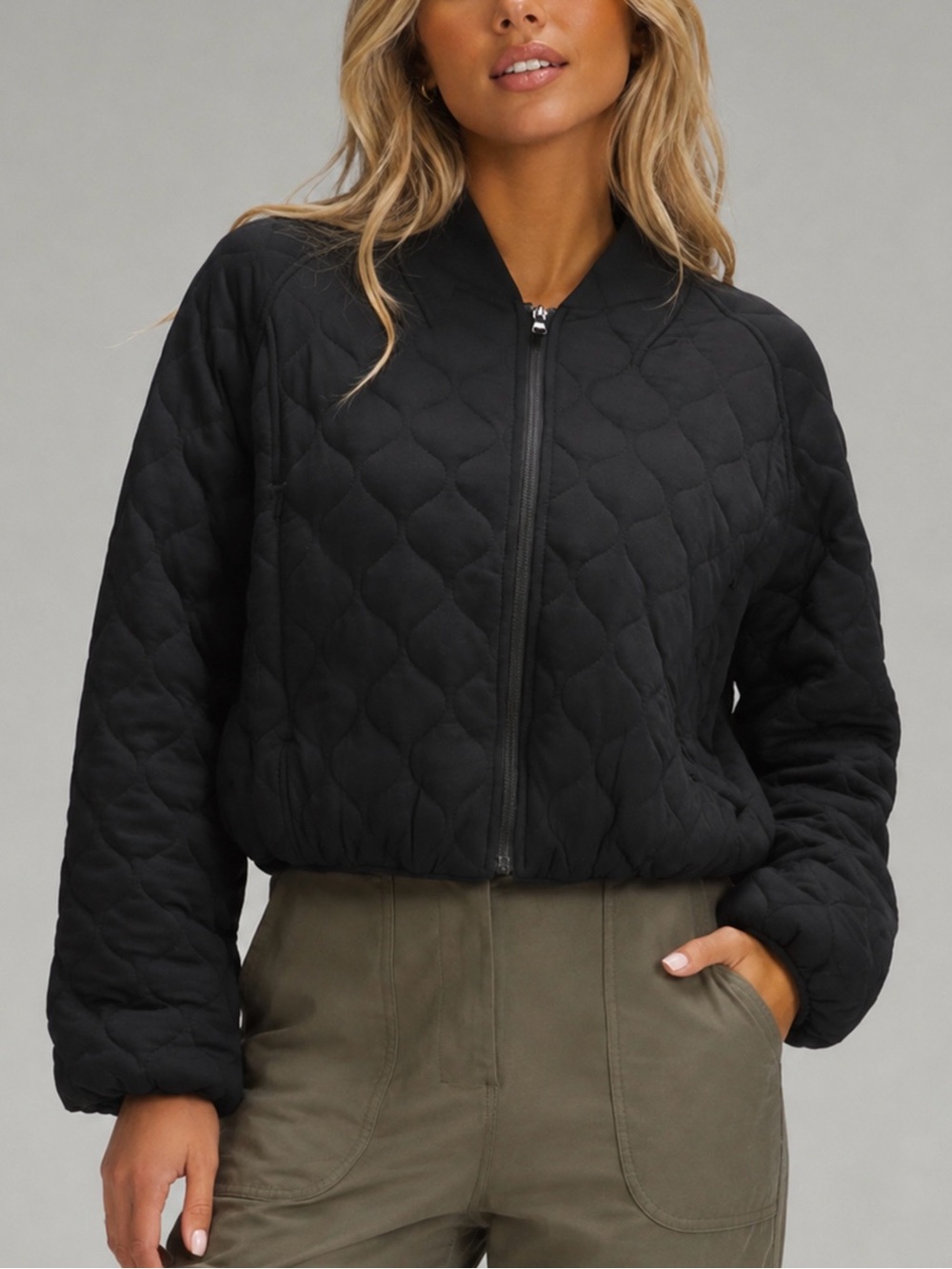 Lululemon Quilted Bomber Jacket 12